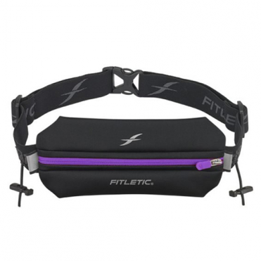 Беговая сумка на пояс Fitletic NEO Racing черный/фиолетовый